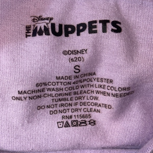 Disney The Muppets Kermit Purple Long Sleeve Graphic Sweatshirt Small - Picture 7 of 9